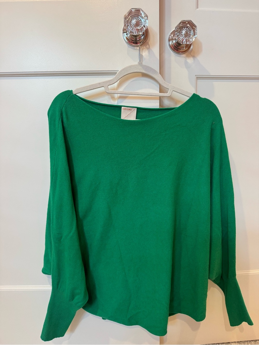 Kerisma Emerald Green Boatneck Pullover
